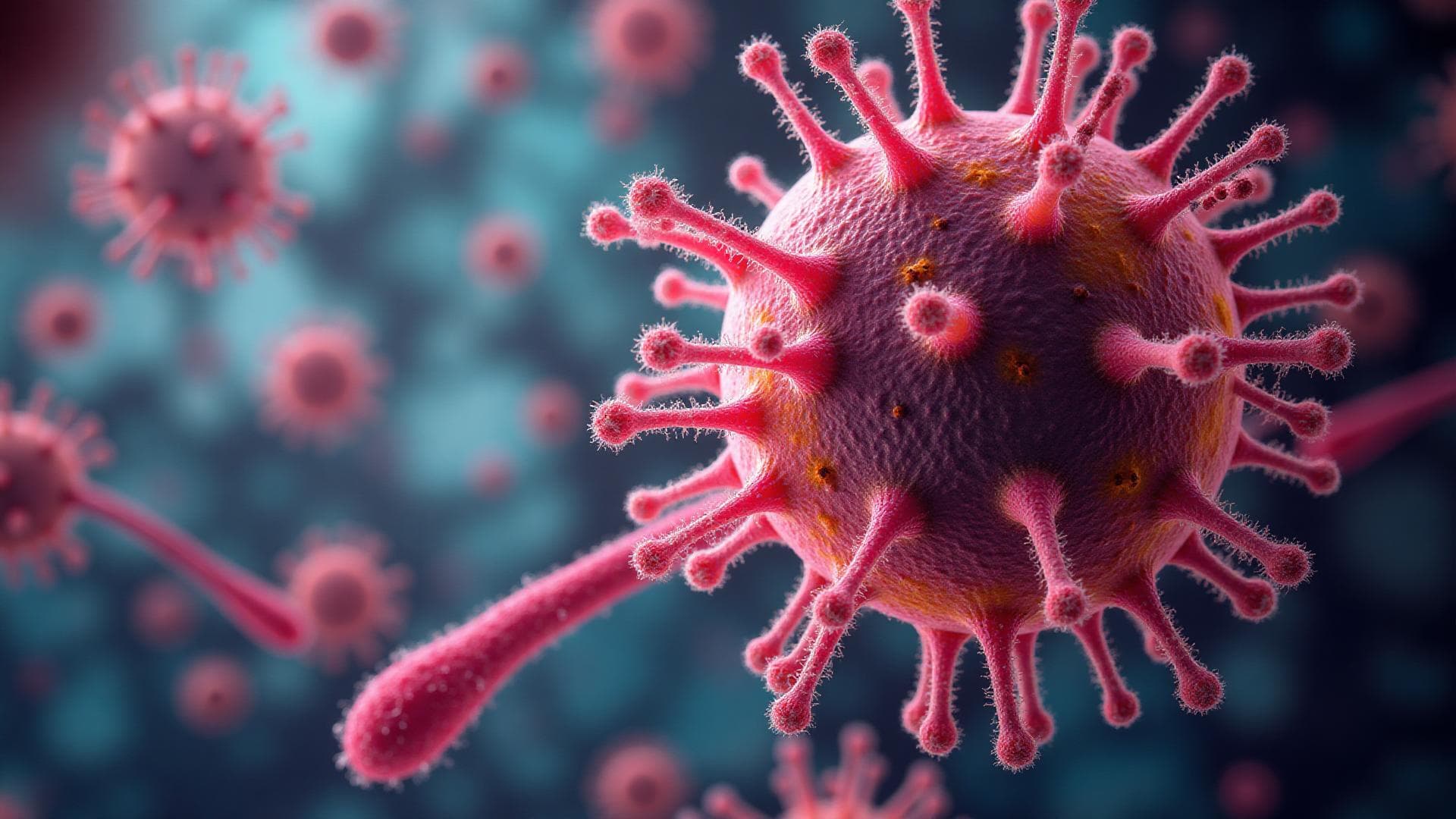 Mikroskopische Aufnahme von Krankheitserregern - Co-Infektionen bei Borreliose